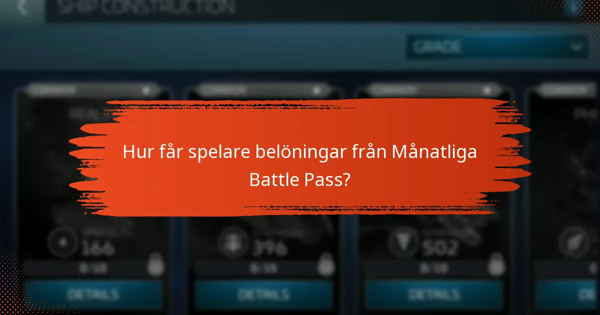 Hur får spelare belöningar från Månatliga Battle Pass?