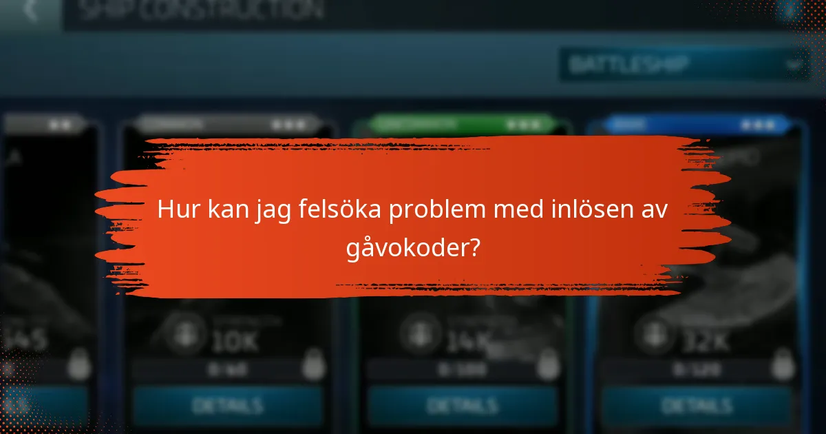 Vilka vanliga problem uppstår vid inlösen av gåvokoder?