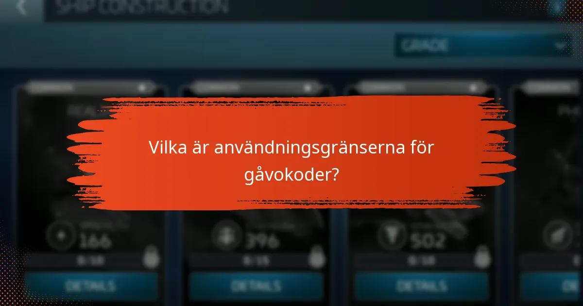 Vilka gåvokoder ger de bästa belöningarna?