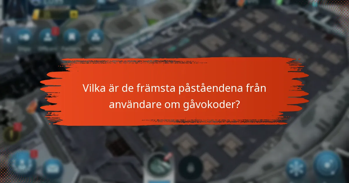 Vilka framgångshistorier har spelare delat om att använda gåvokoder?