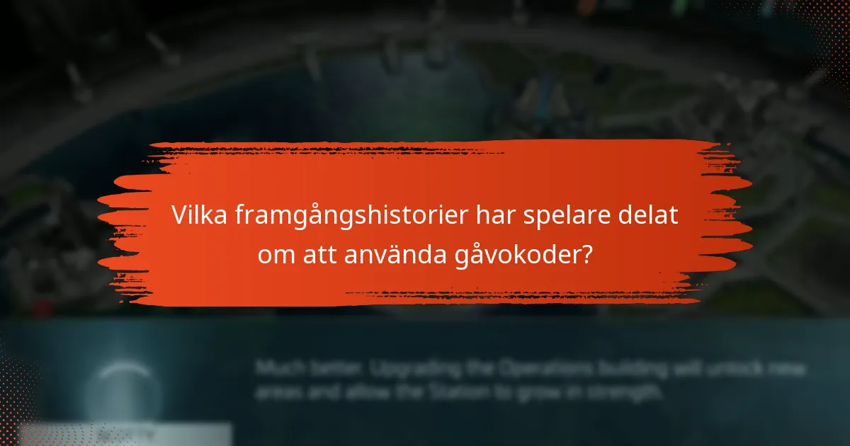 Vilka gåvokoder har de högsta framgångsgraderna?